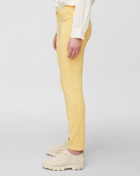 Pantalon slim lulea jaune