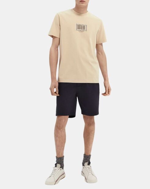 T-Shirt en Coton bio Born to Love beige