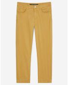 Pantalon slim crop Lulea jaune