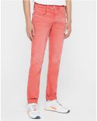 Pantalon Slim bull denim rouge