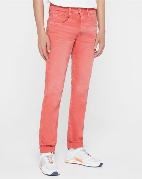 Pantalones rojos de mezclilla Slim Bull