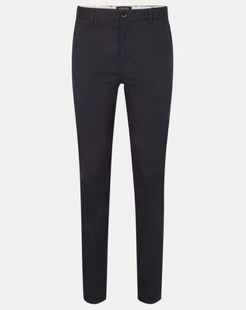 Pantalon chino en Coton bio Slim Fit bleu marine