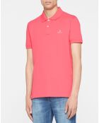 Polo droit rose vif