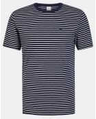 Blauw/wit matrozenshirt