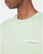 Sweat en Coton bio vert clair