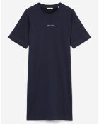 Robe t-shirt bleu marine