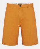 Bermuda chino Slim Fit Pima Stuart orange clair