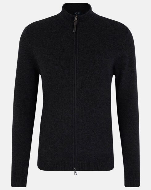 Gilet Armur façon blouson anthracite