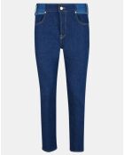 Jean Regular Fit taille haute bleu