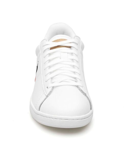 Baskets en Cuir Courtset blanc/beige