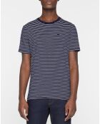 Blauw/wit matrozenshirt