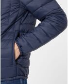 Blouson matelassé bleu marine