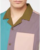Chemise Regular Fit Colorblock multicolore