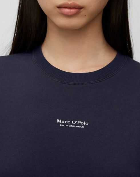 Robe t-shirt bleu marine