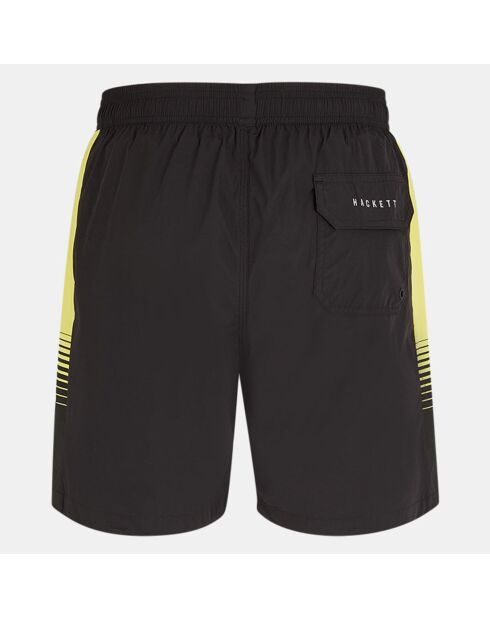 Short de Bain Aston Martin Racing fluo noir
