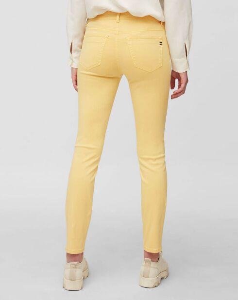 Pantalon slim lulea jaune