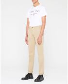Pantalon chino ajusté Rustique beige