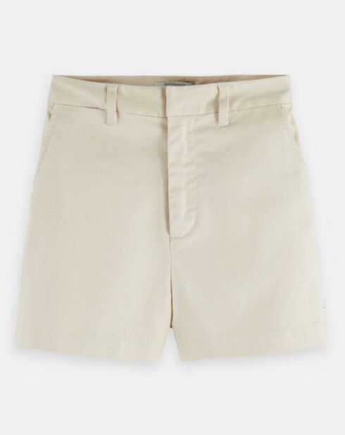 Short chino écru