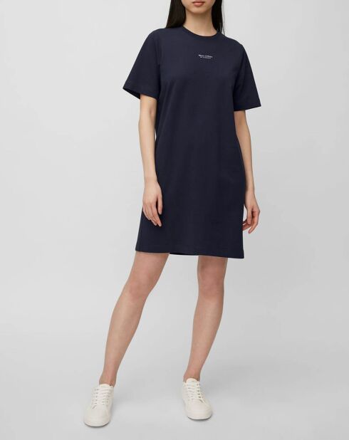 Robe t-shirt bleu marine
