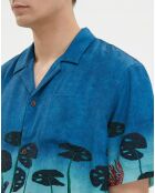Chemise Regular Fit Hawaïenne multicolore/bleu