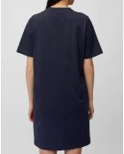 Robe t-shirt bleu marine