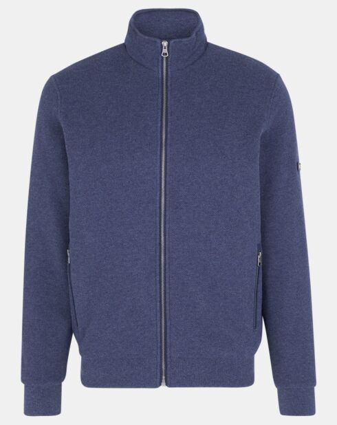 Blouson en jersey bleu moyen