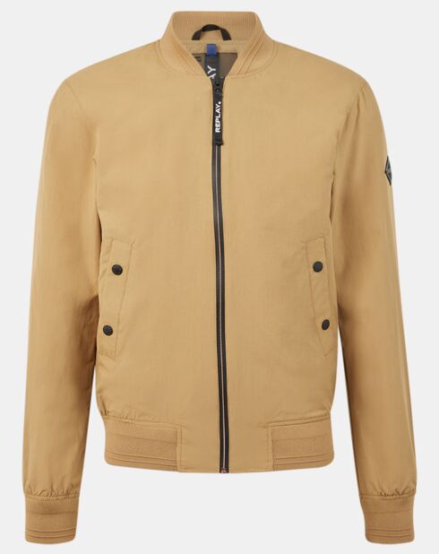 Blouson bombers beige