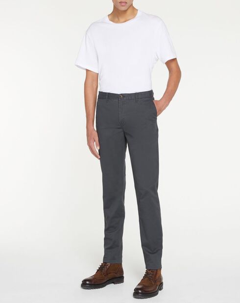 Pantalon chino Slim Fit Classic gris foncé
