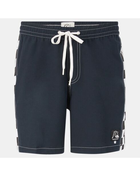 Short de Bain volley adn damier noir