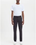 Pantalon chino en Coton bio Slim Fit bleu marine