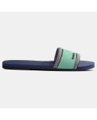 Mules You Trancoso bleu foncé