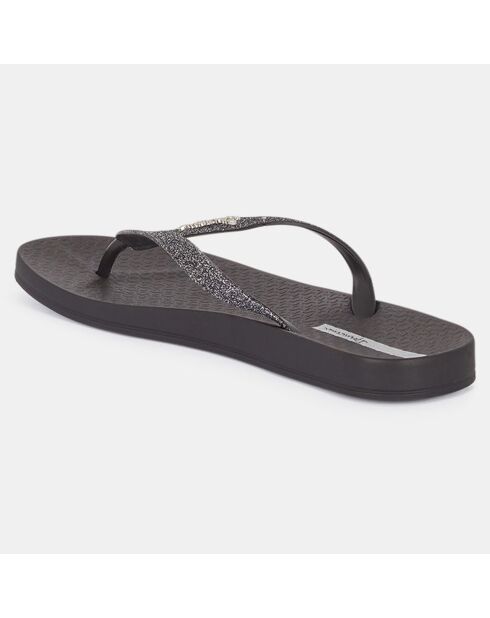 Tongs Lolita noir/gris