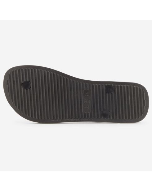 Antracietgrijze gerecyclede Lolita teenslippers