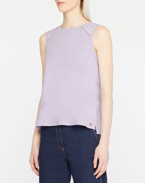 Top 100% Coton Bio Laurie violet