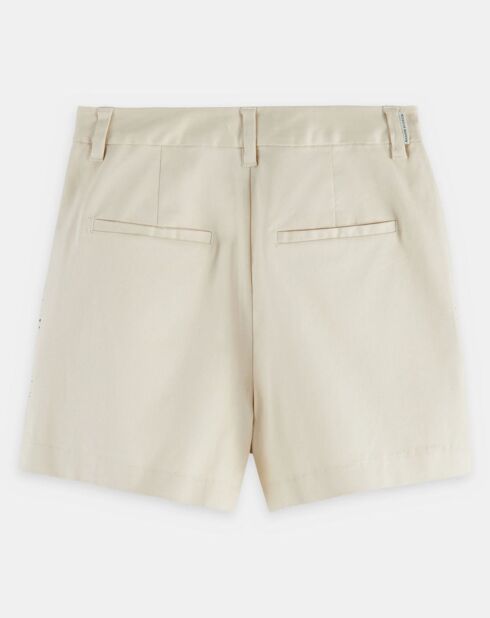 Short chino écru