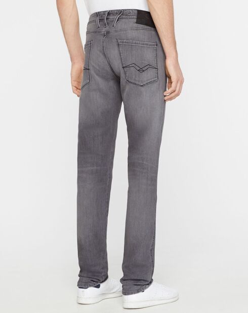 Jean Slim en Coton Bio aged anbass 10y des gris