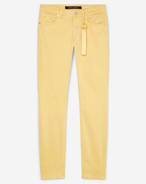 Pantalon slim lulea jaune