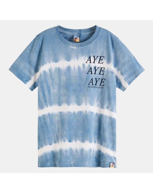 Tie&Die Shark T-Shirt mit hellblauem Rücken
