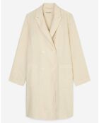 Manteau 100% Lin double boutonnage beige