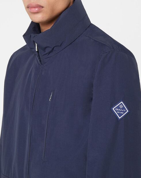 Parka courte Yohan bleu marine