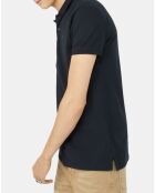 Polo Regular Fit piqué basic bleu marine