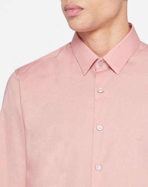 Camicia extra slim Pop Stretch rosa