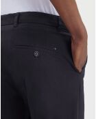 Pantalon chino en Coton bio Slim Fit bleu marine