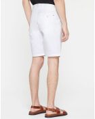 Bermuda chino Slim Fit Pima Stuart  blanc