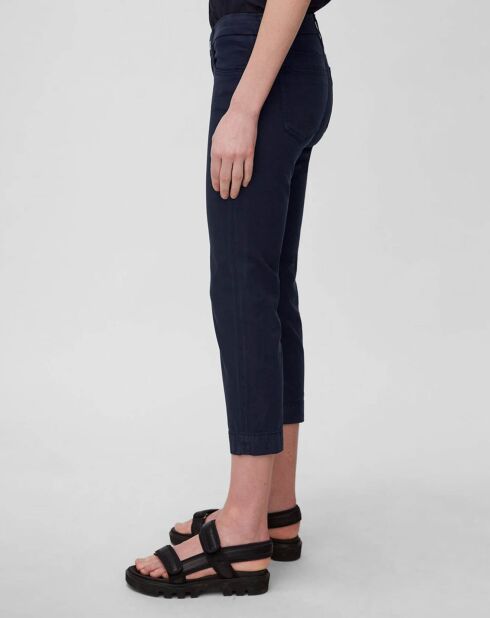Pantalon slim crop Lulea bleu marine