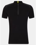 Polo Slim Fit zippé Aston Martin Racing body bisoter noir