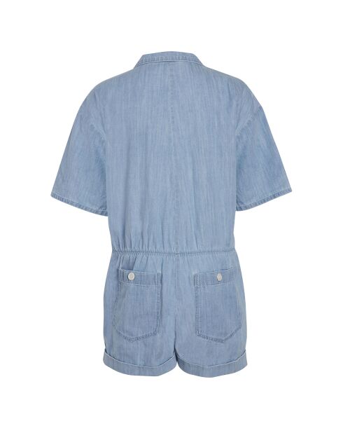 Combishort en Denim Suki indigo clair