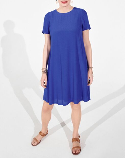 Robe Soline bleu roi