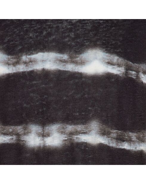 T-Shirt 100% Lin Teiva blanc/gris