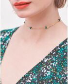 Robe Opale fantaisie imprimé liberty menthe